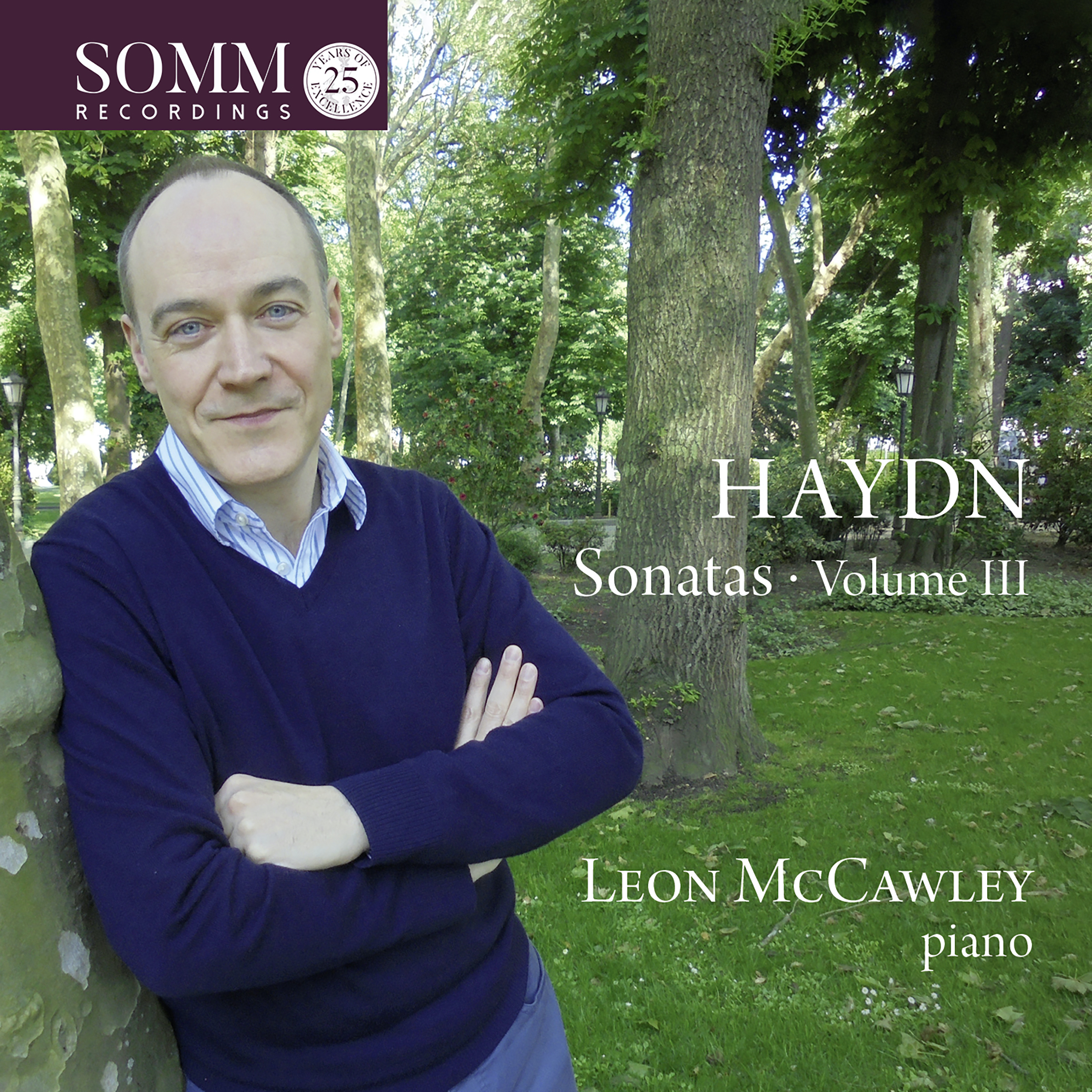 Haydn Sonatas Volume 3 cover- Leon McCawley